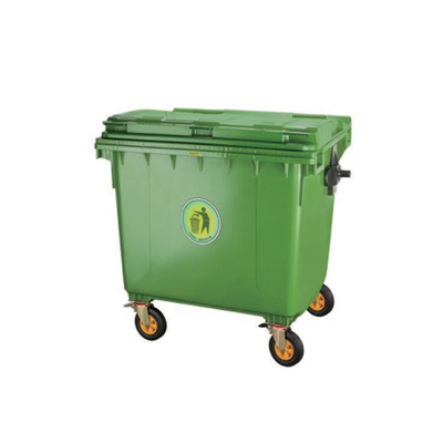 660L大号可移动户外塑料垃圾桶